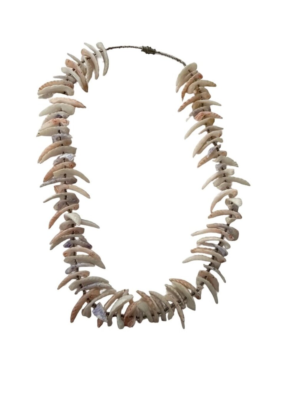 Vintage Shell Necklace Natural Seashell Choker Beach Coastal Boho Jewelry